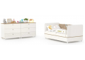 Комплект детской мебели Эльга белый шагрень / дуб белый комплектация 3 